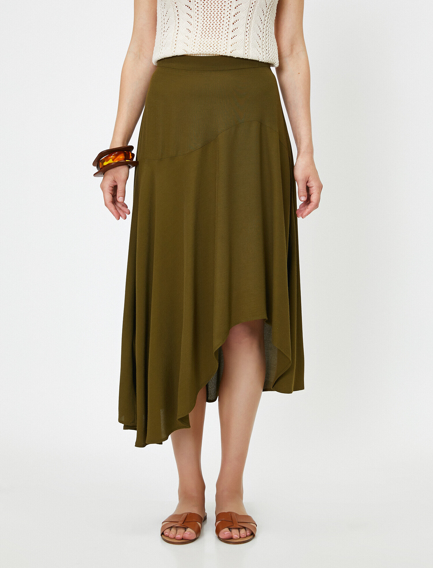   Fırfır Detaylı Etek