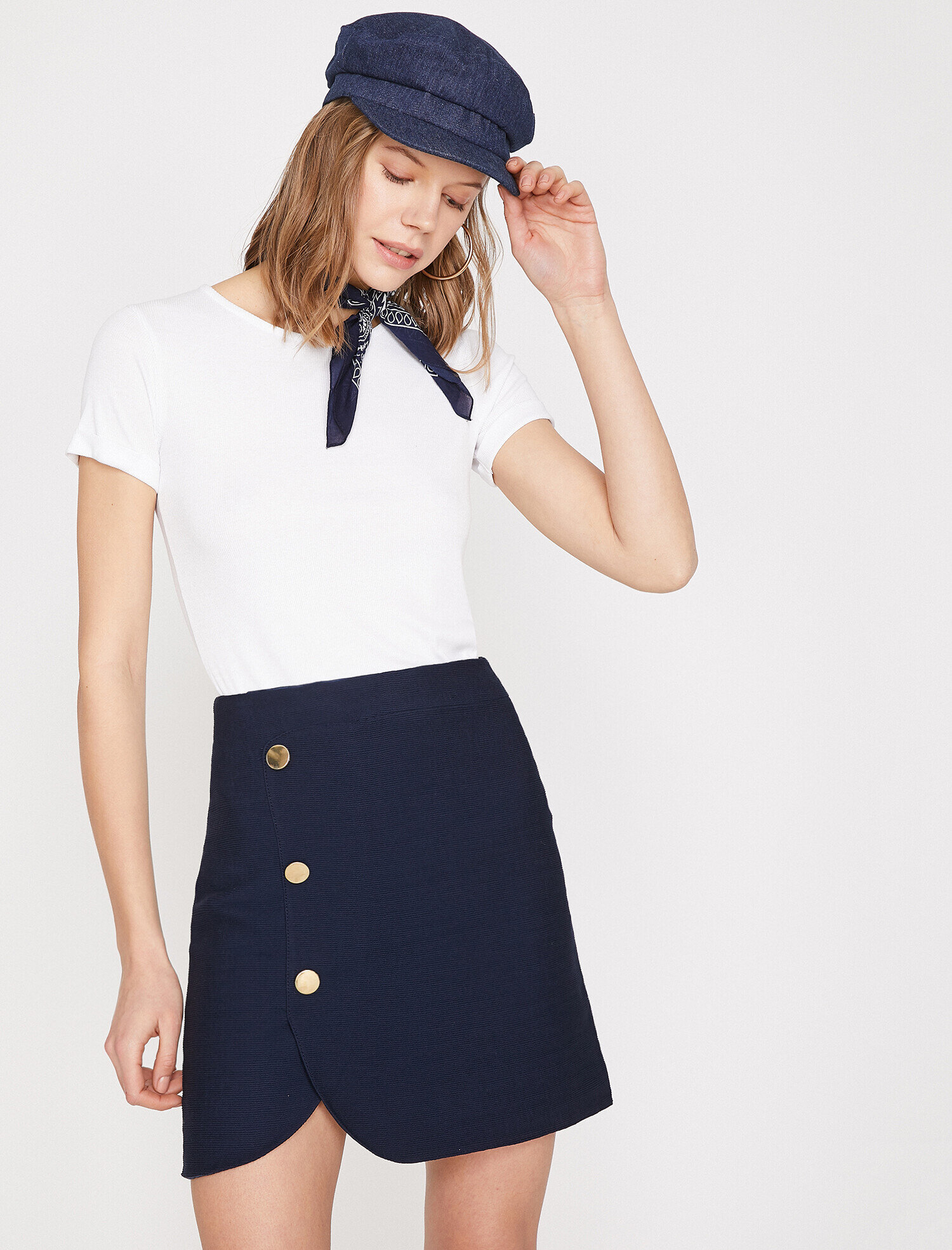   Bisiklet Yaka Tişört