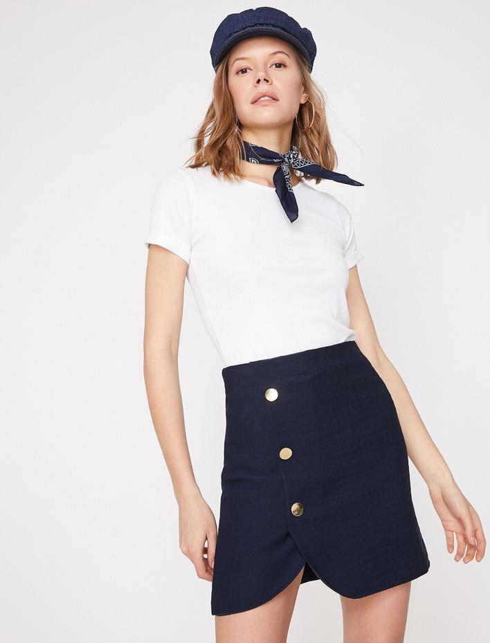  Bisiklet Yaka Tişört