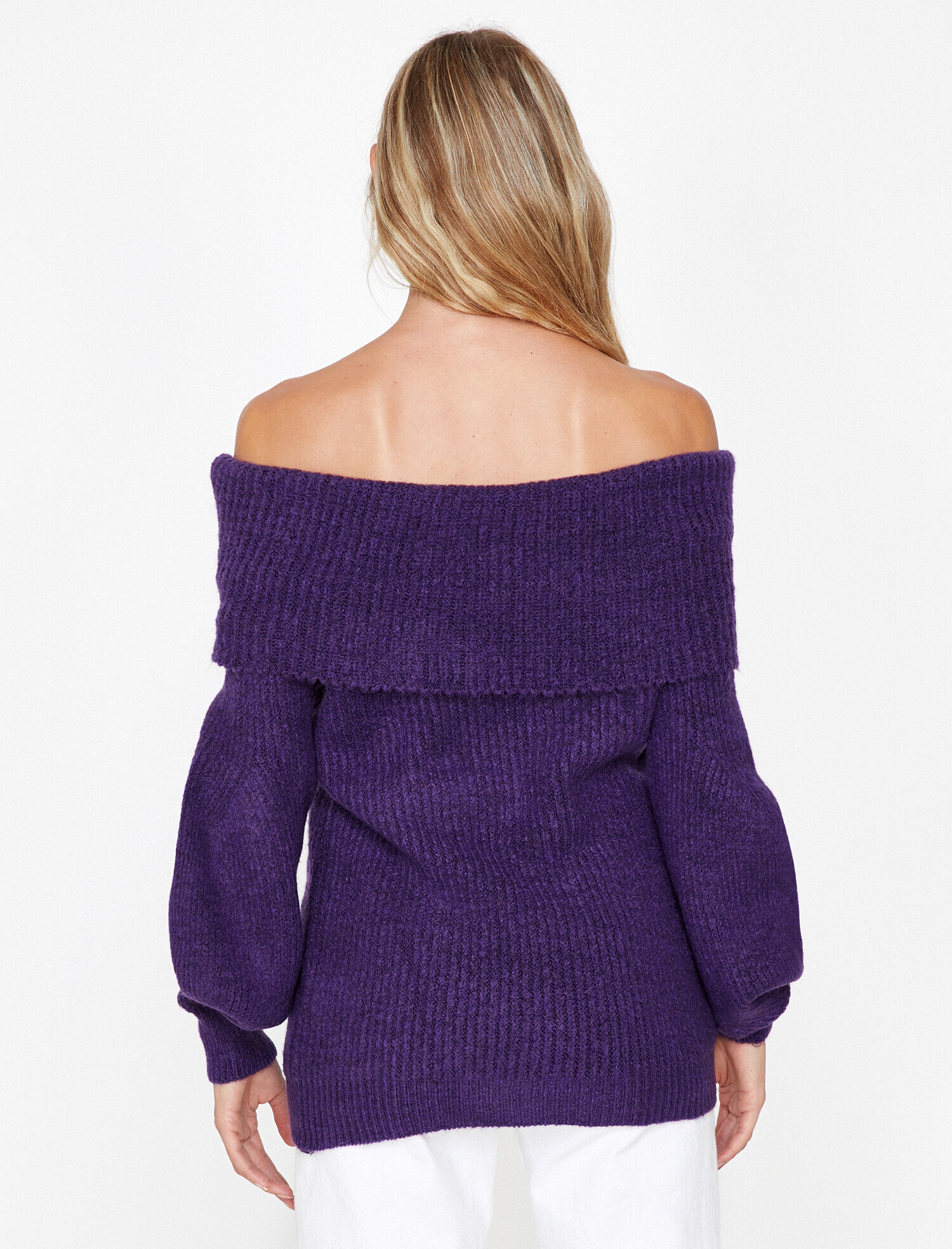   Omzu Açik Triko Kazak