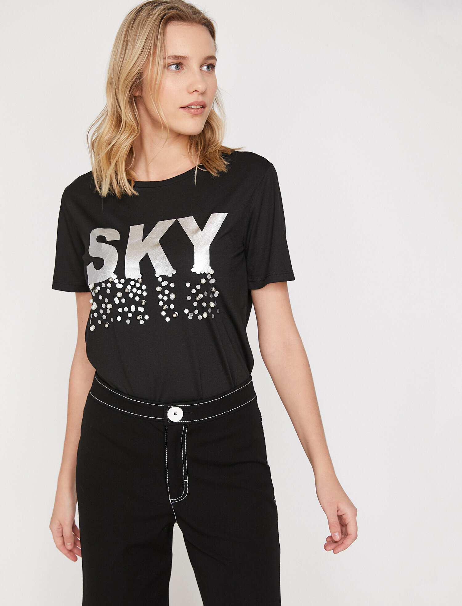   Yazılı Baskılı Tişört