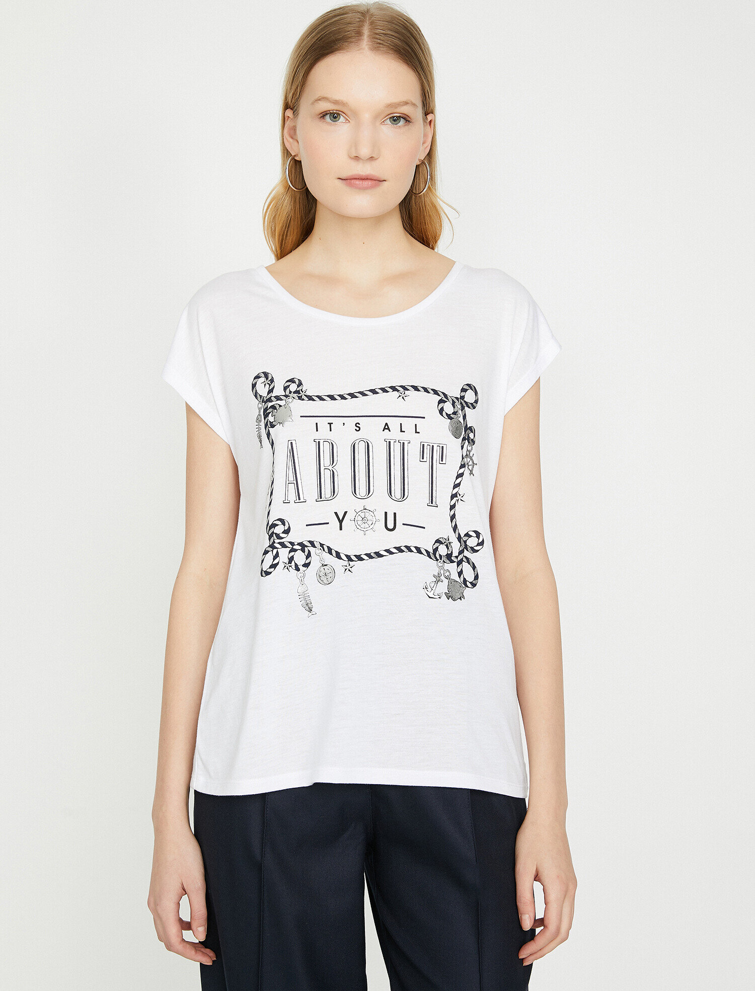   Yazılı Baskılı Tişört