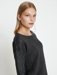 Bisiklet Yaka Triko Kazak