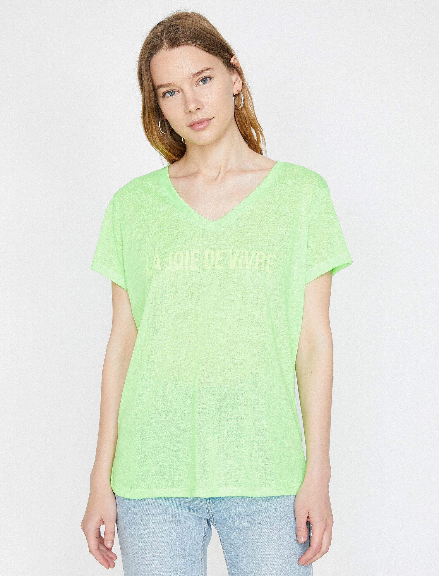   Yazılı Baskılı Tişört