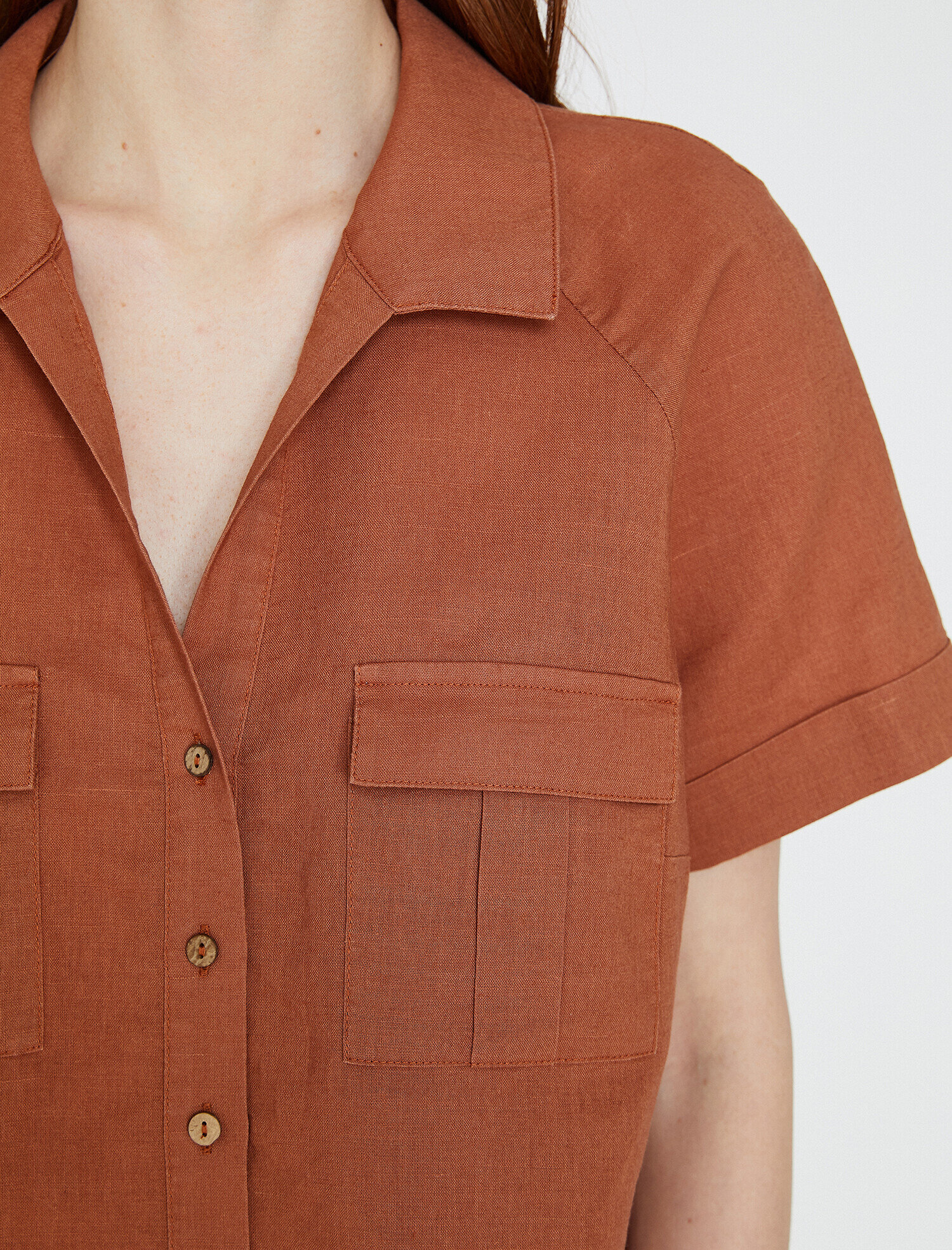   Cep Detaylı Gömlek