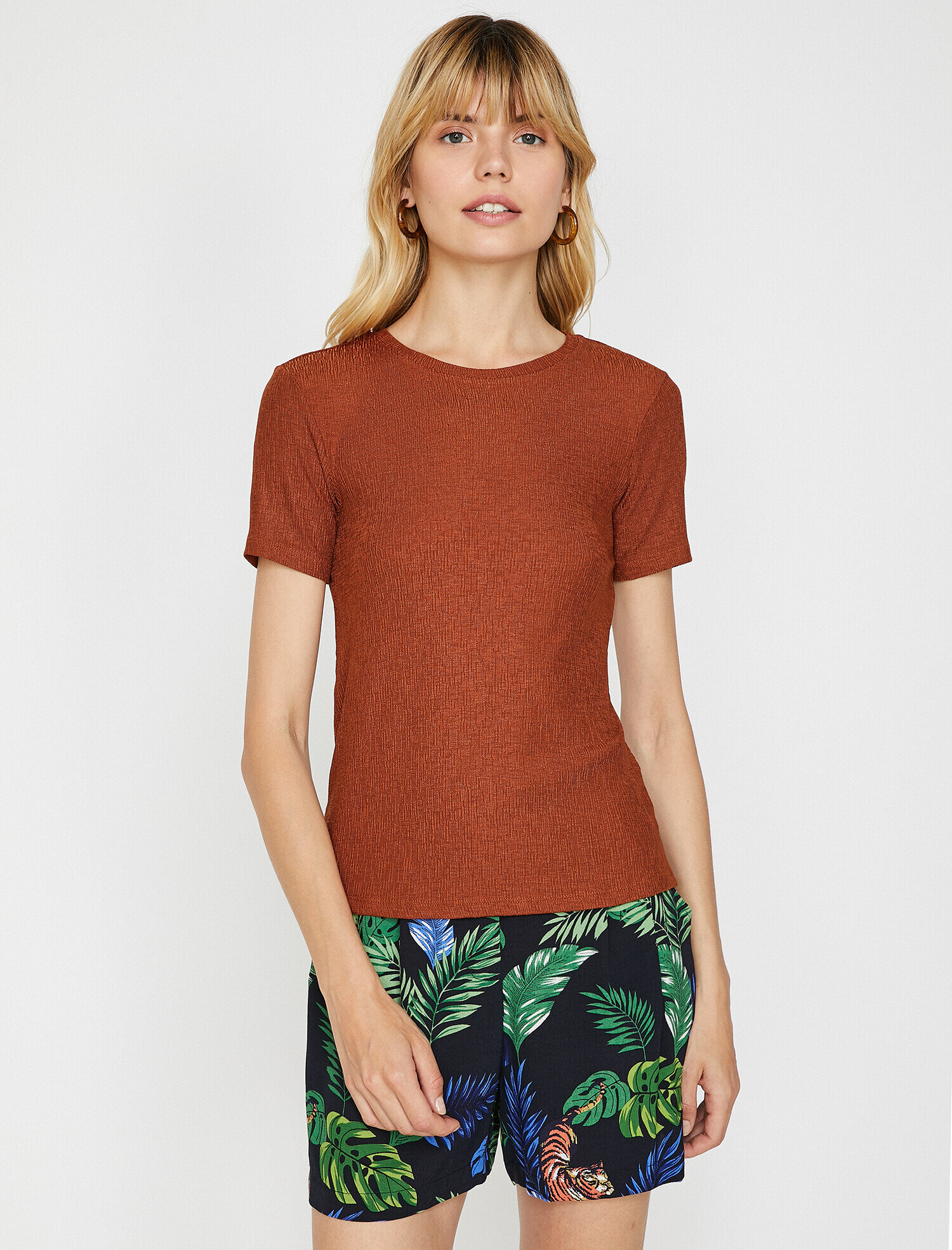   Bisiklet Yaka Tişört