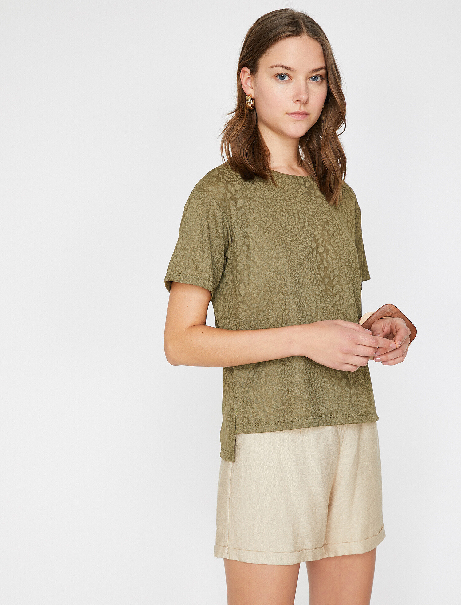   Bisiklet Yaka Tişört