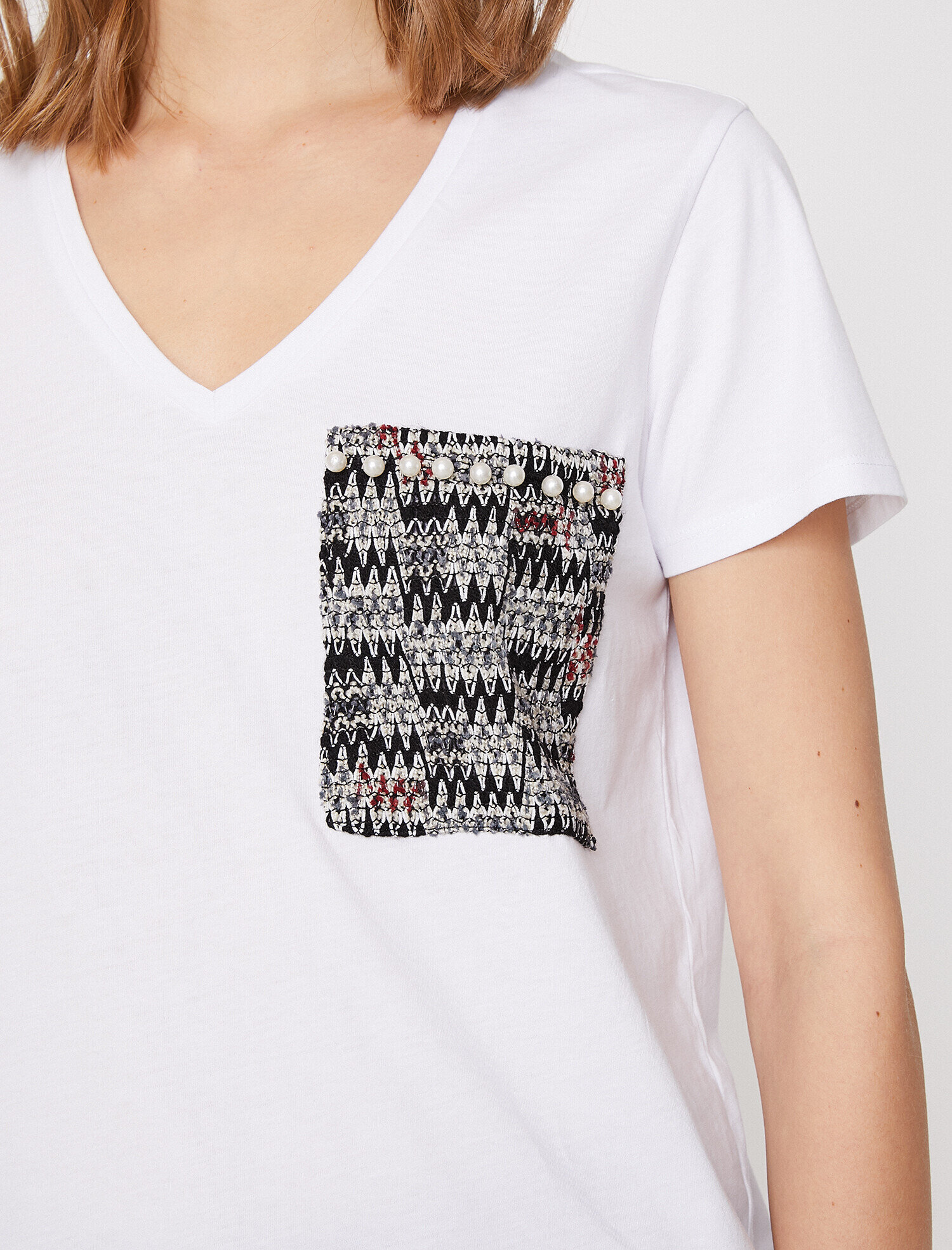 Cep Detaylı Tişört