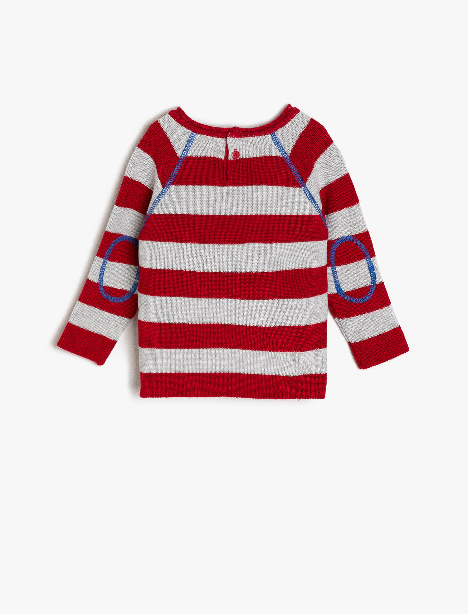  Erkek Bebek Çizgili Triko Kazak