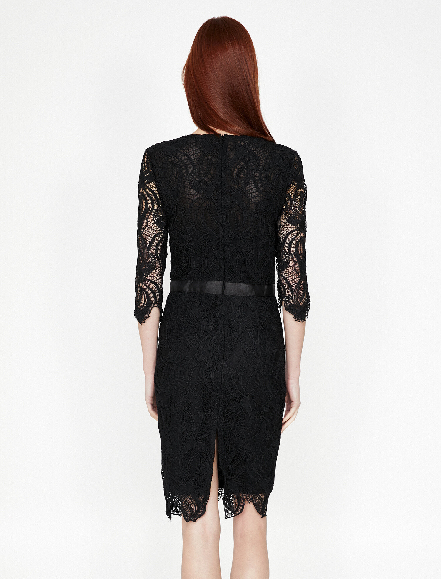 Dantel Detaylı Abiye Elbise