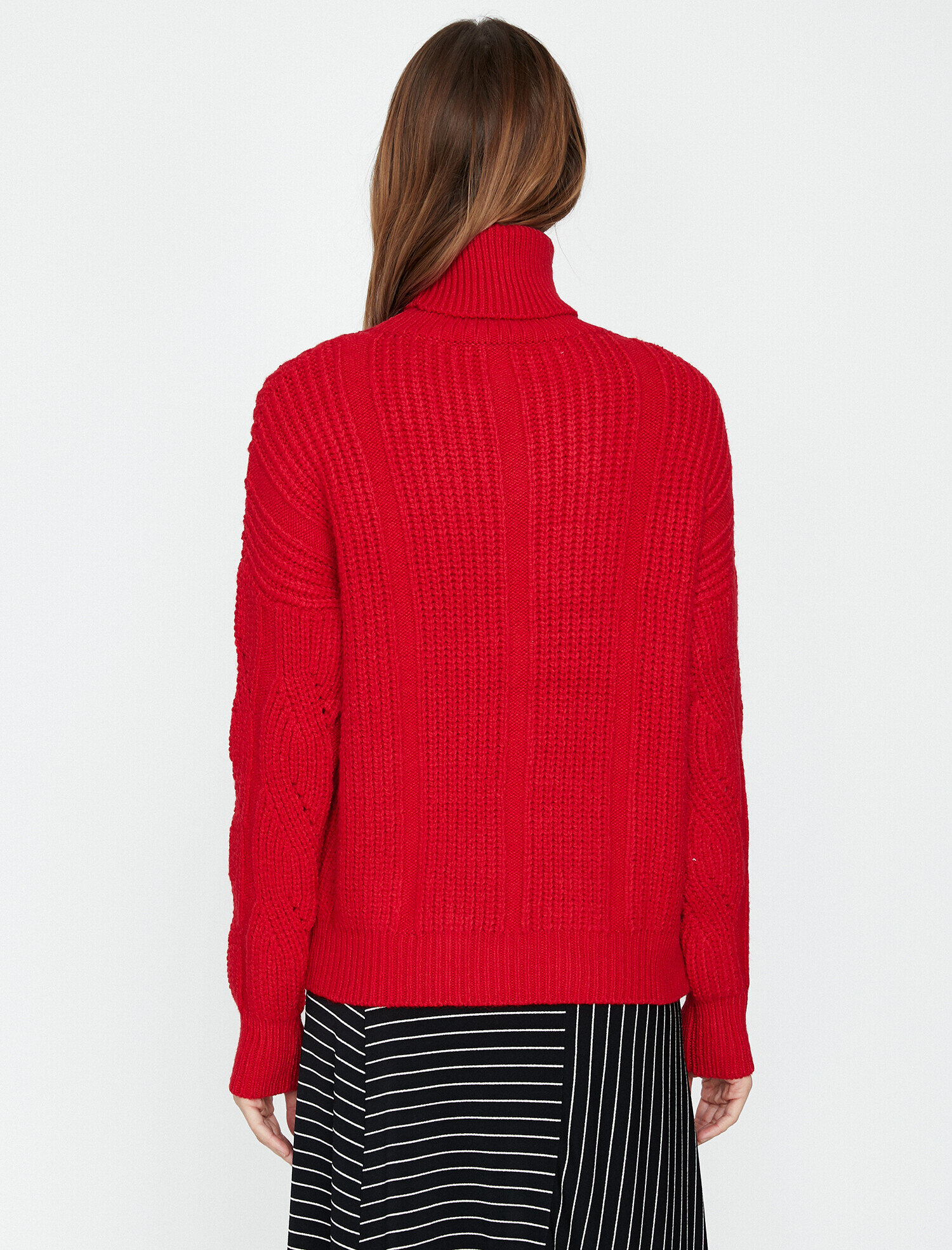   Boğazlı Triko Kazak