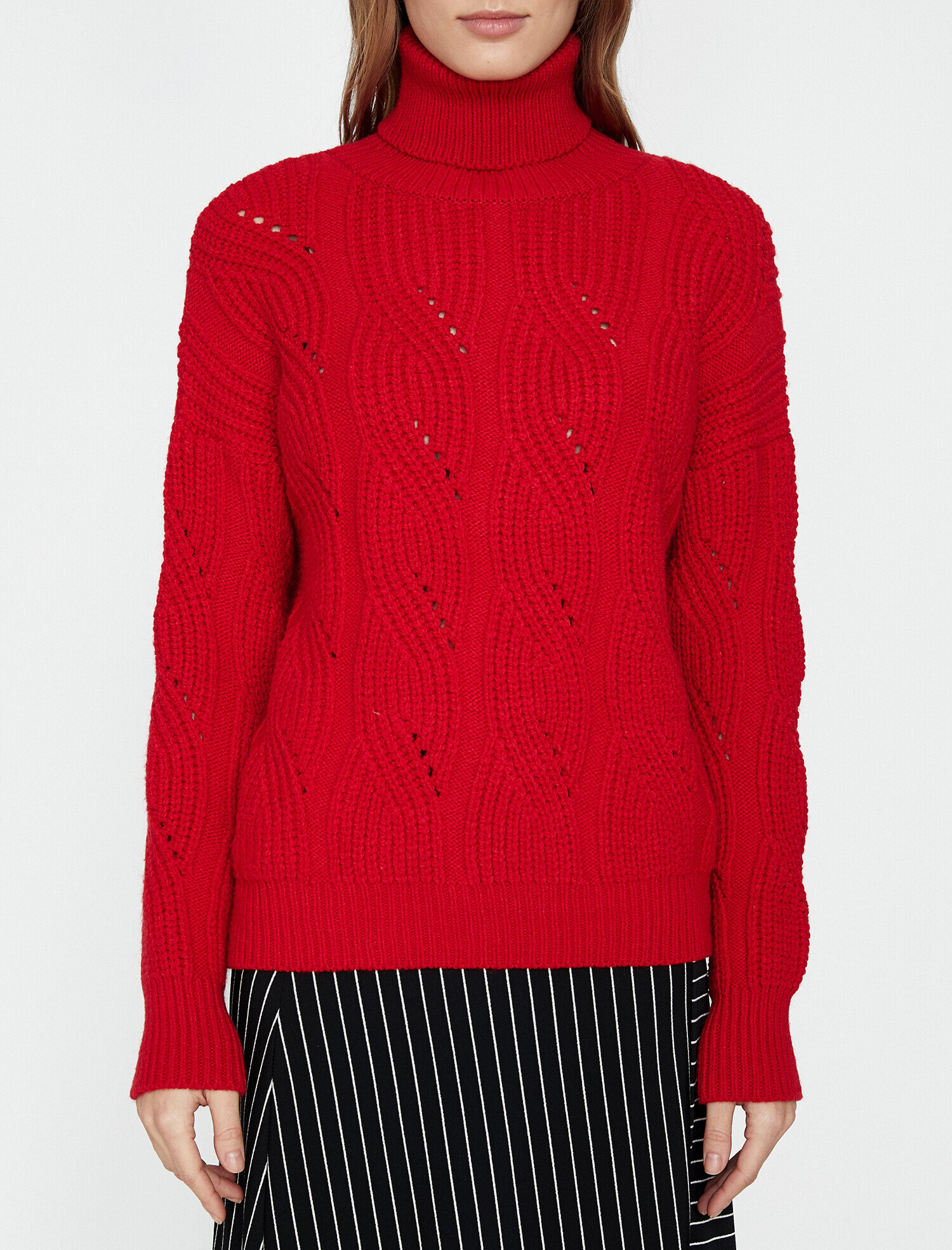   Boğazlı Triko Kazak