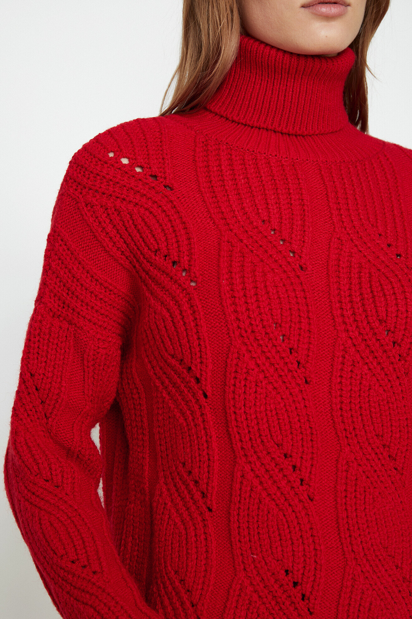   Boğazlı Triko Kazak