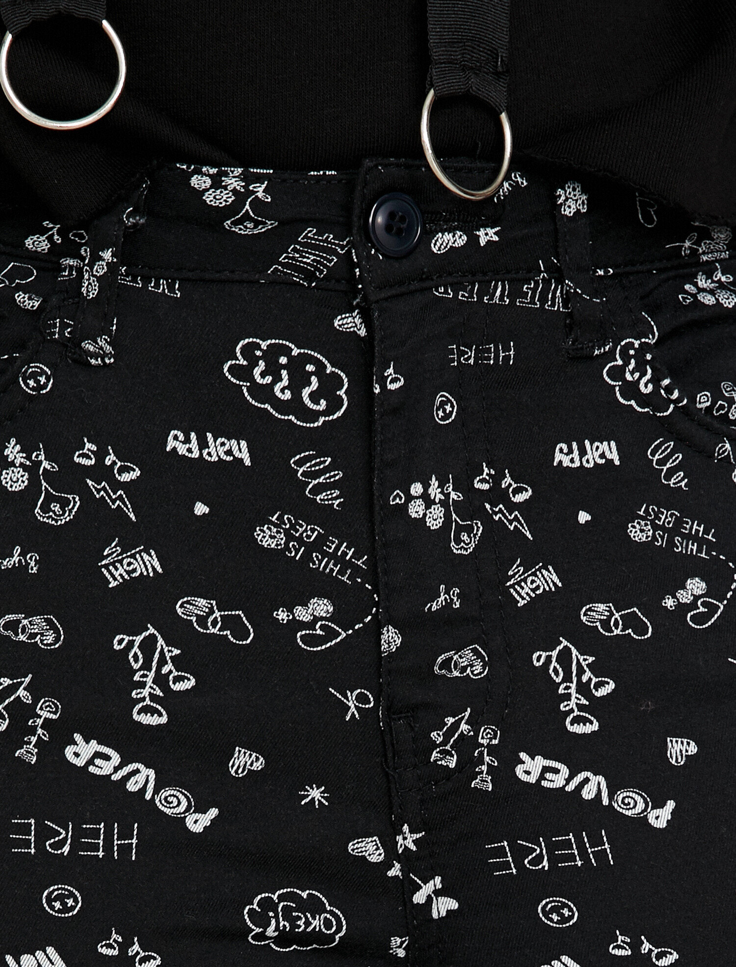   Yazılı Baskılı Pantolon