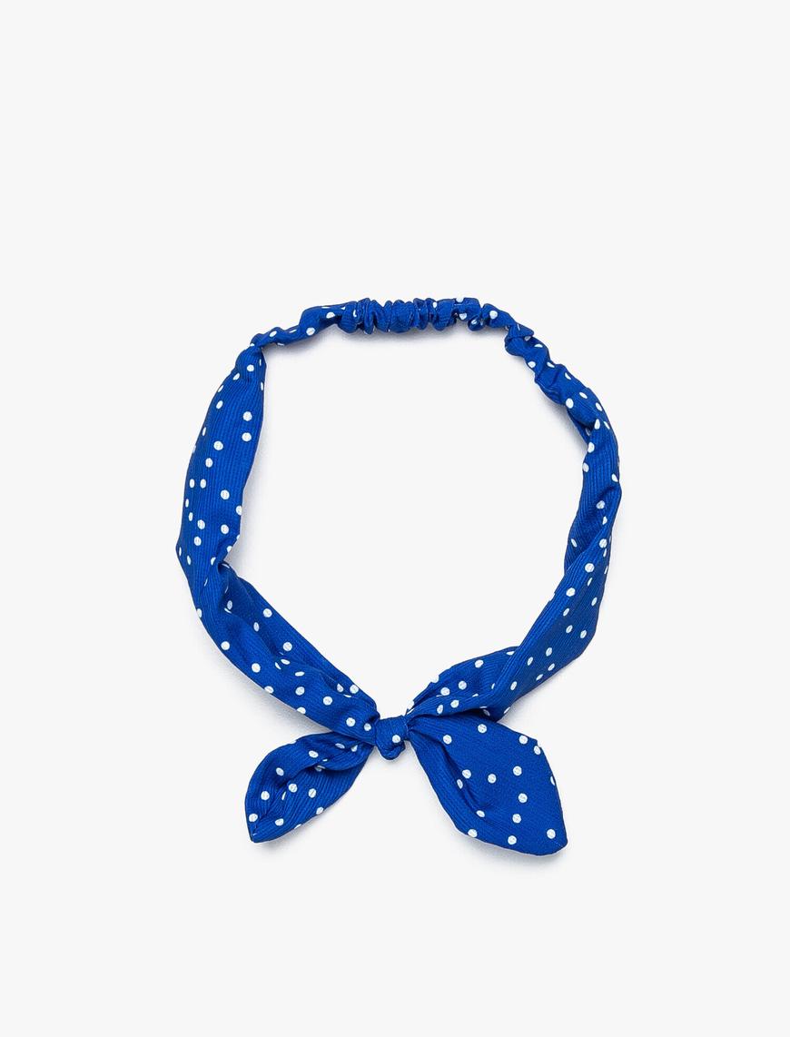  Kadın Puantiyeli Saç Bandı Bandana