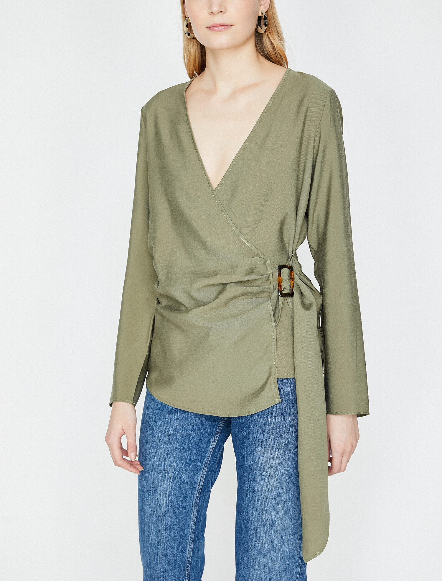   Beli Bağlamalı Bluz