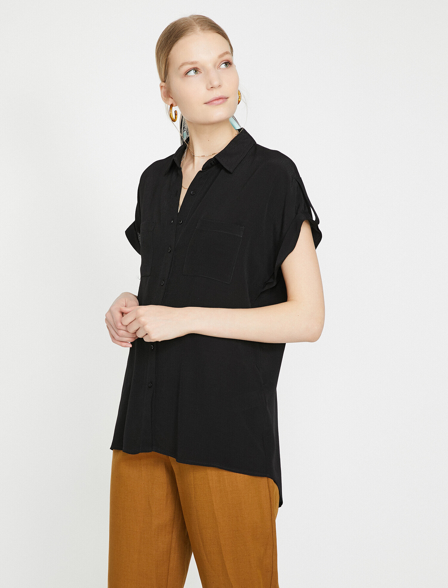   Cep Detaylı Gömlek