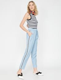 Şerit Detaylı Pantolon