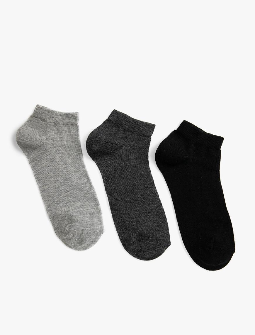  Erkek 3'lü Soket Çorap