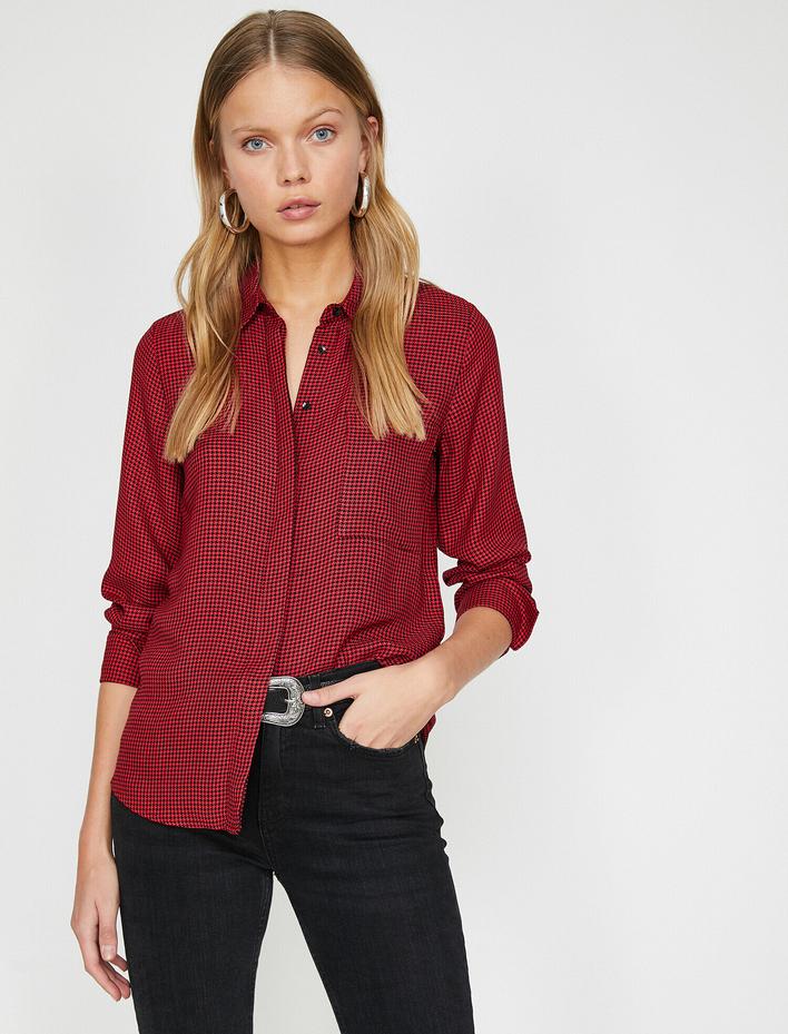  Cep Detaylı Gömlek