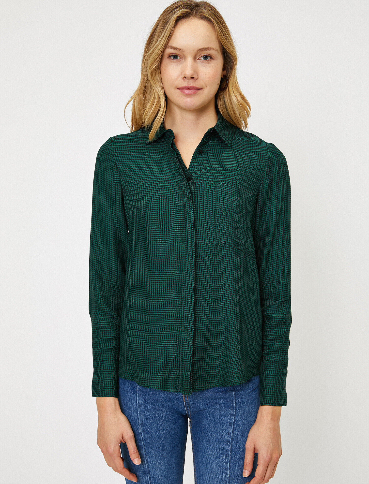   Cep Detaylı Gömlek