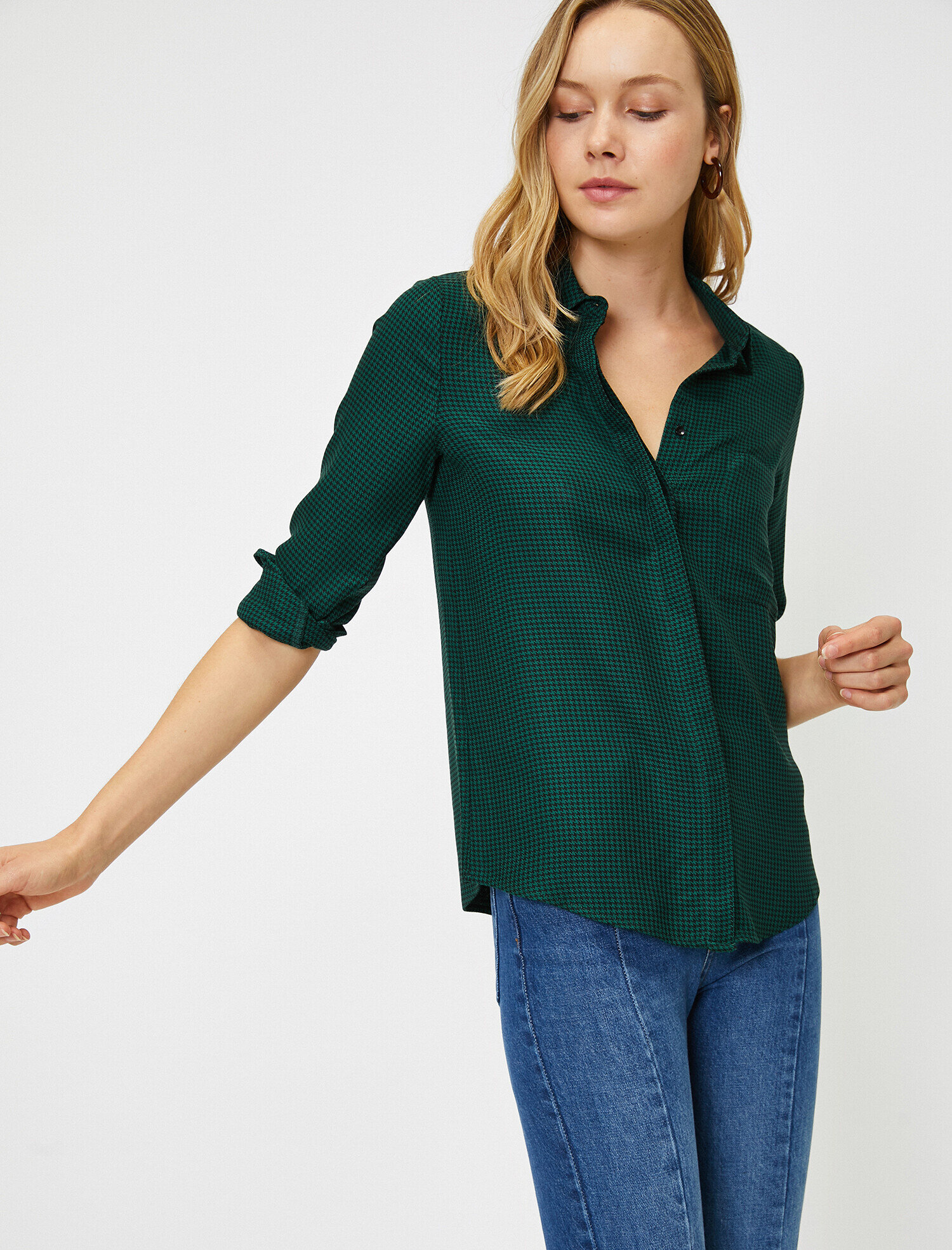   Cep Detaylı Gömlek