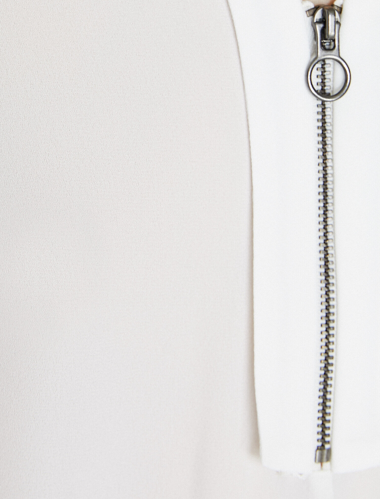   Fermuar Detaylı Bluz