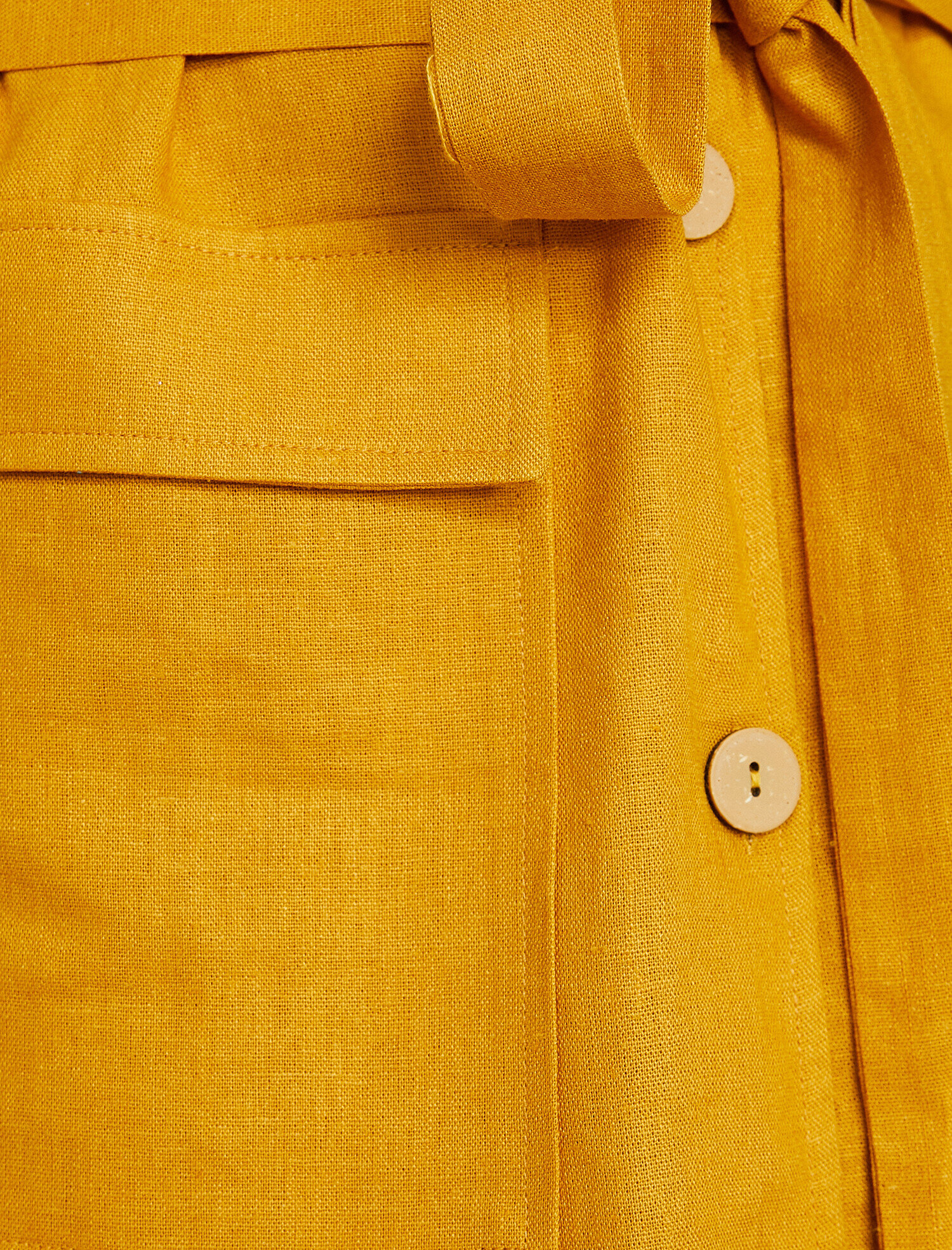   Düğme Detaylı Elbise