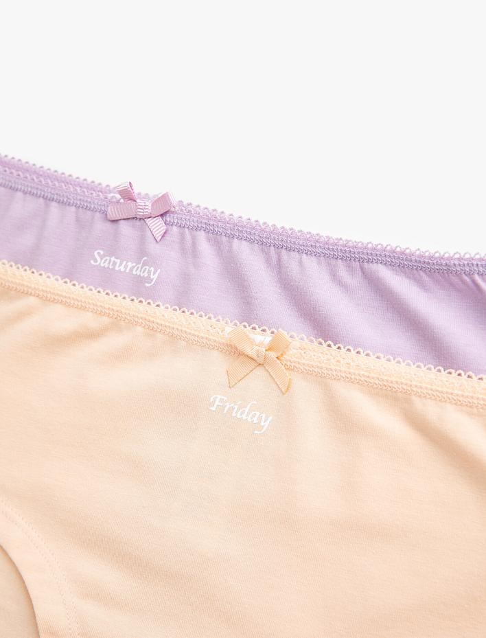  Pamuklu 2'li Paket Hipster Basic Külot