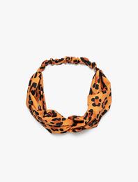 Leopar Desenli Saç Bandı