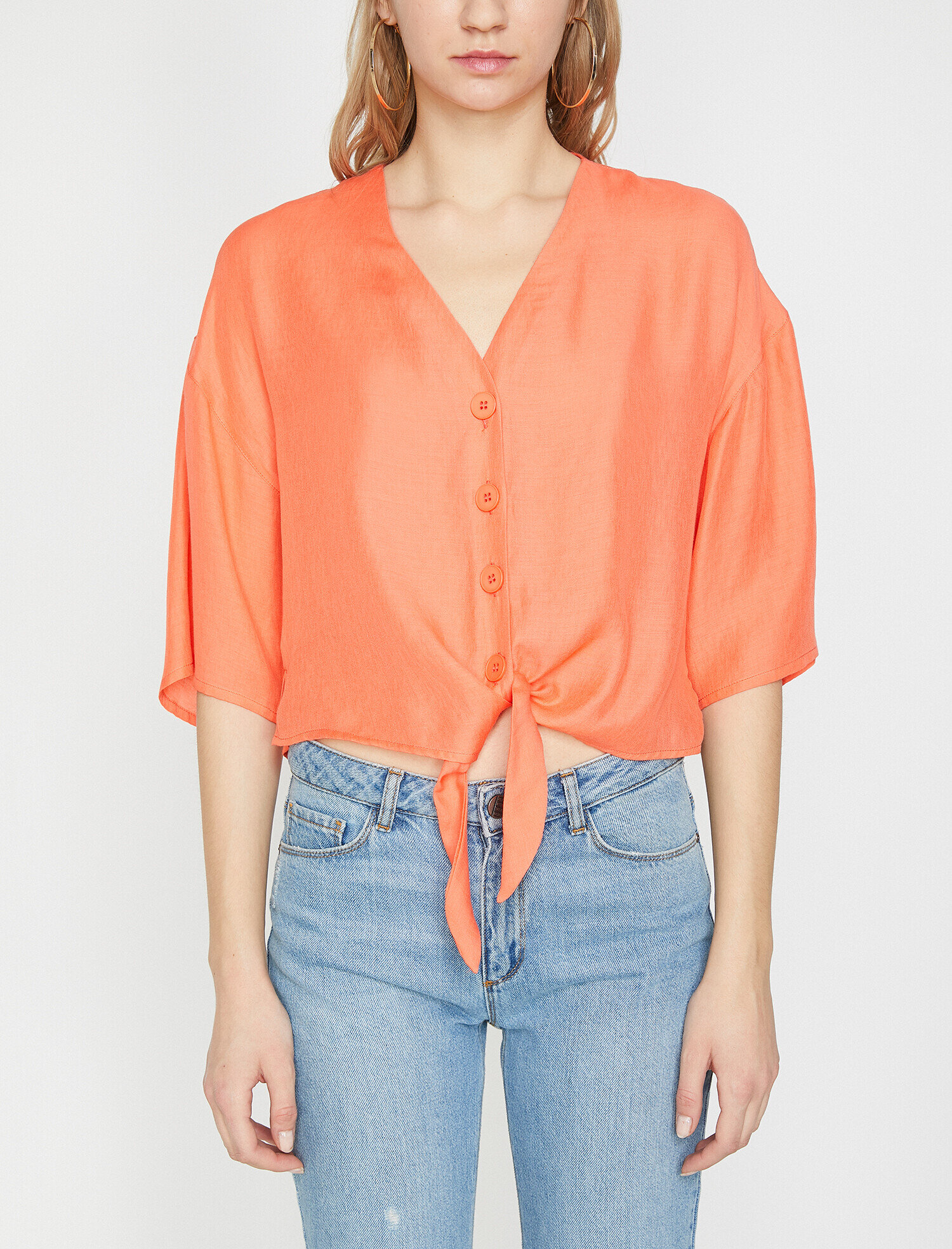   Beli Bağlamalı Gömlek