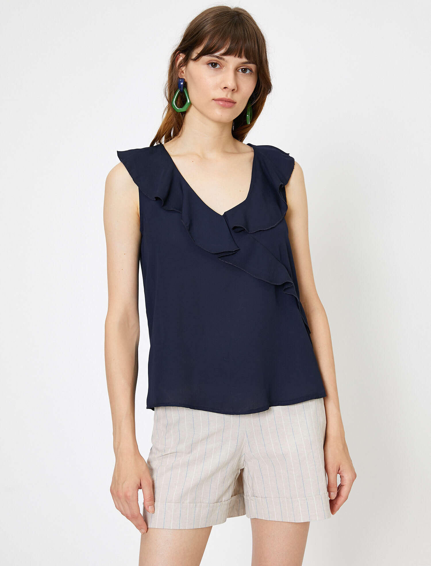   Fırfır Detaylı Bluz