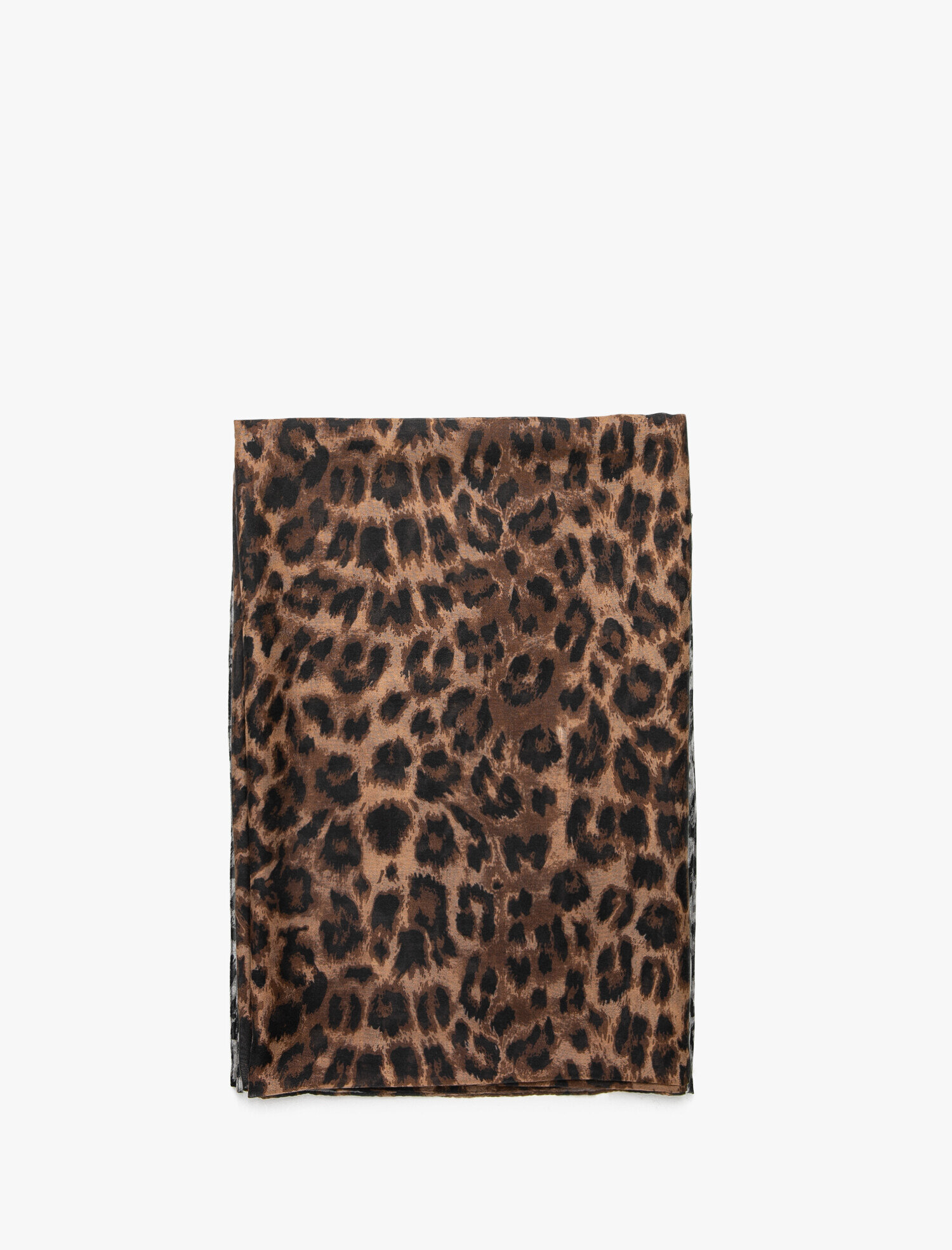  Kadın Leopar Desenli Şal