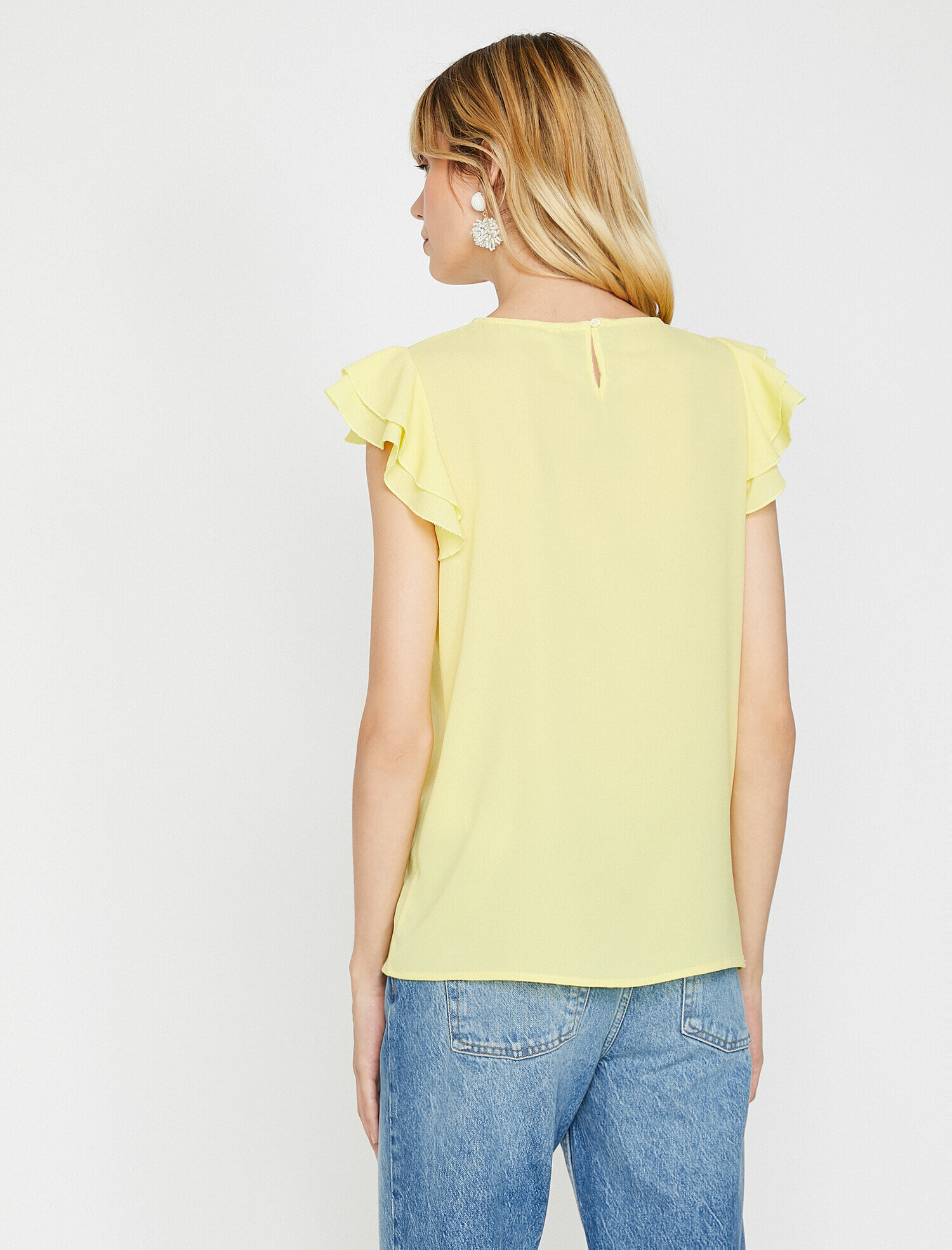   Fırfır Detaylı Bluz