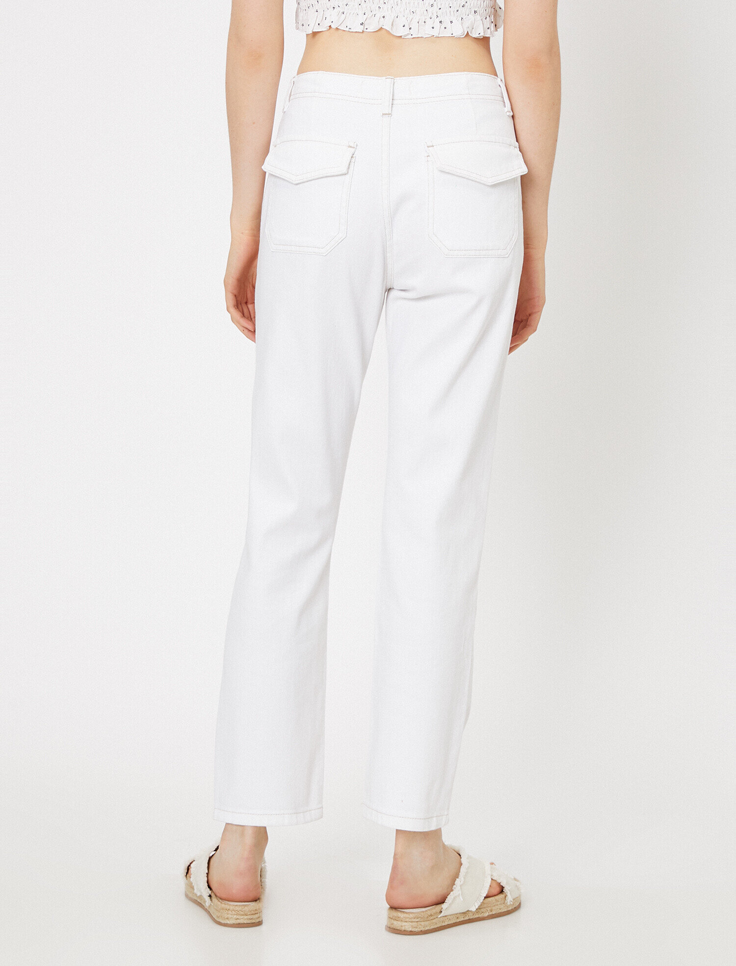   Düz Paça Kot Pantolon