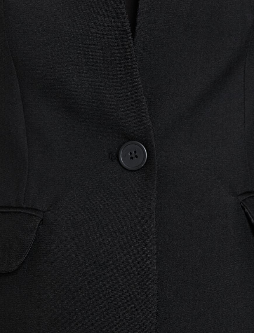   Düğme Detaylı Ceket