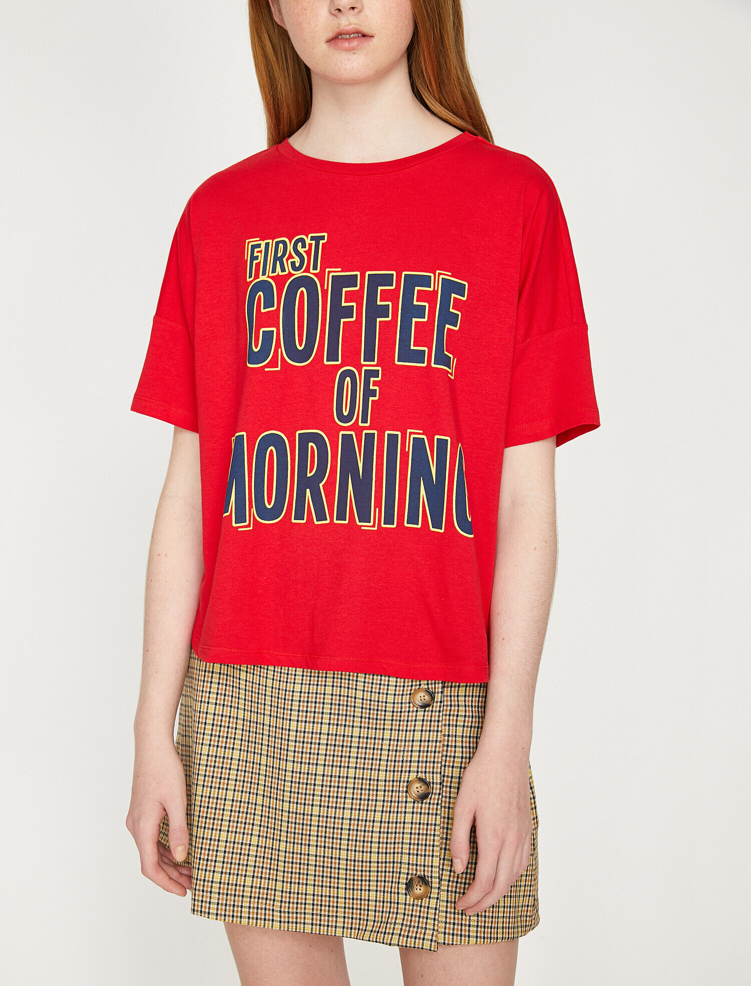   Yazılı Baskılı Tişört