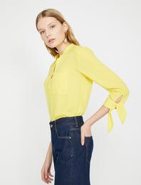 Cep Detaylı Bluz