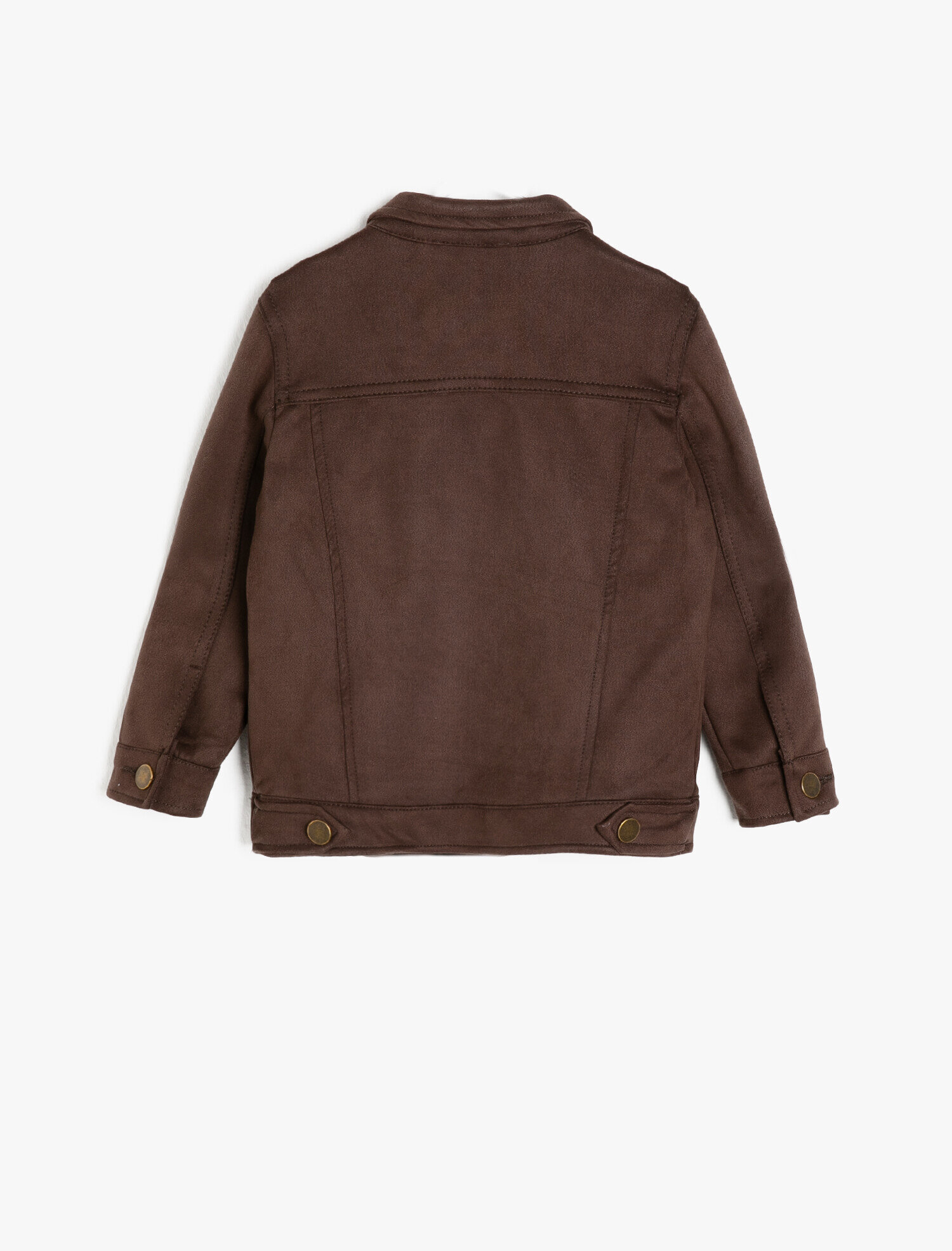  Erkek Çocuk Süet Görünümlü Ceket