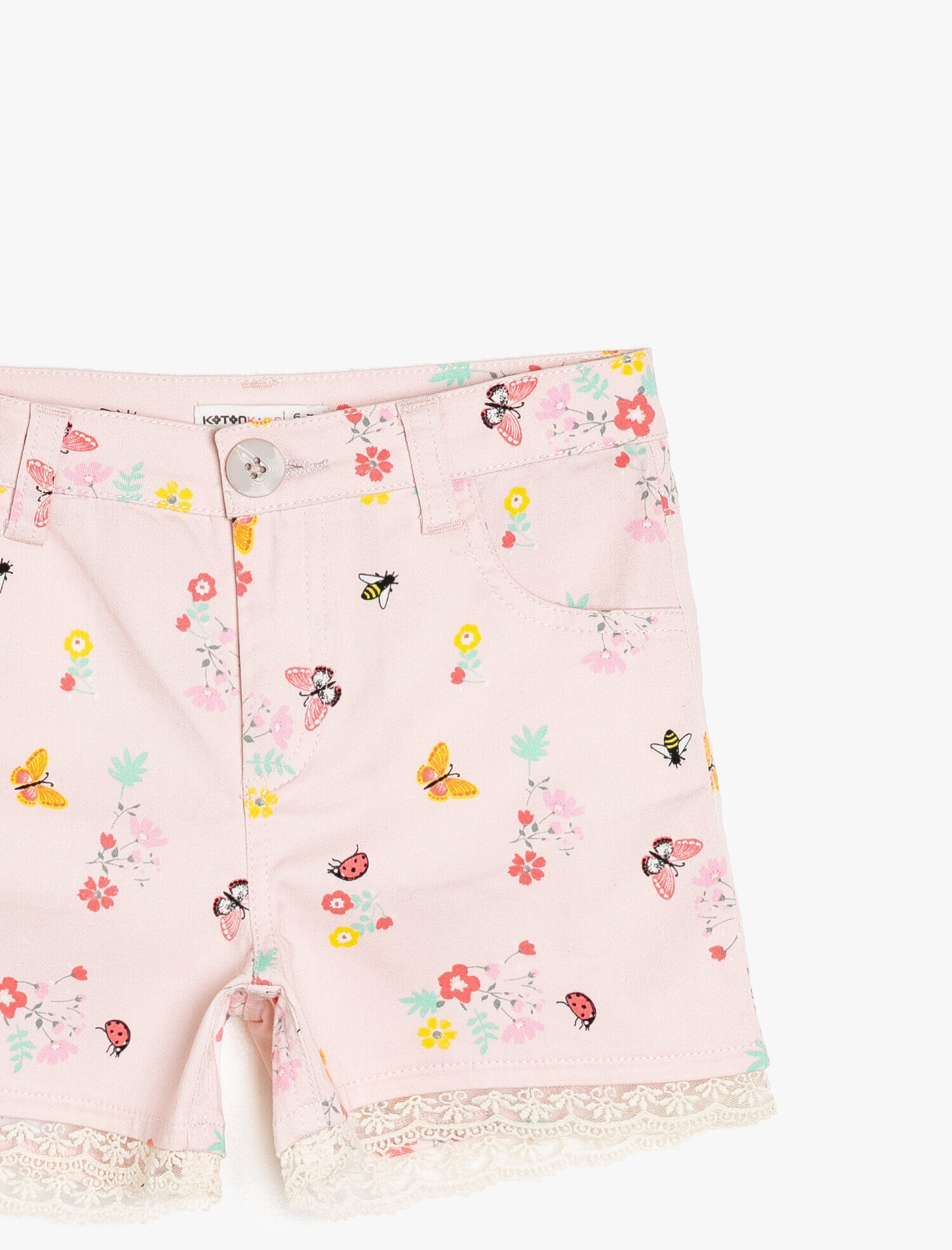  Kız Çocuk Baskılı Şort