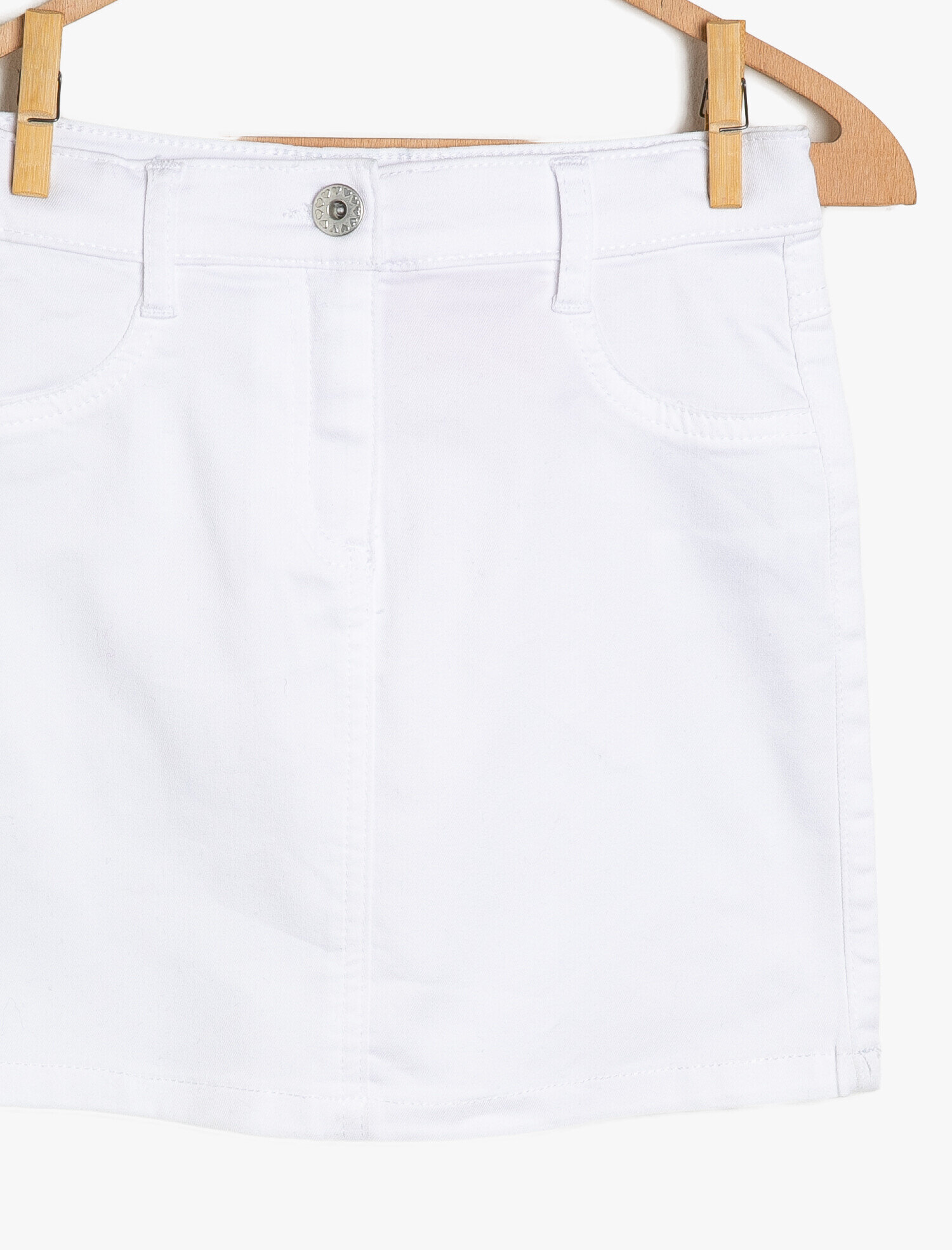  Kız Çocuk Cep Detaylı Etek