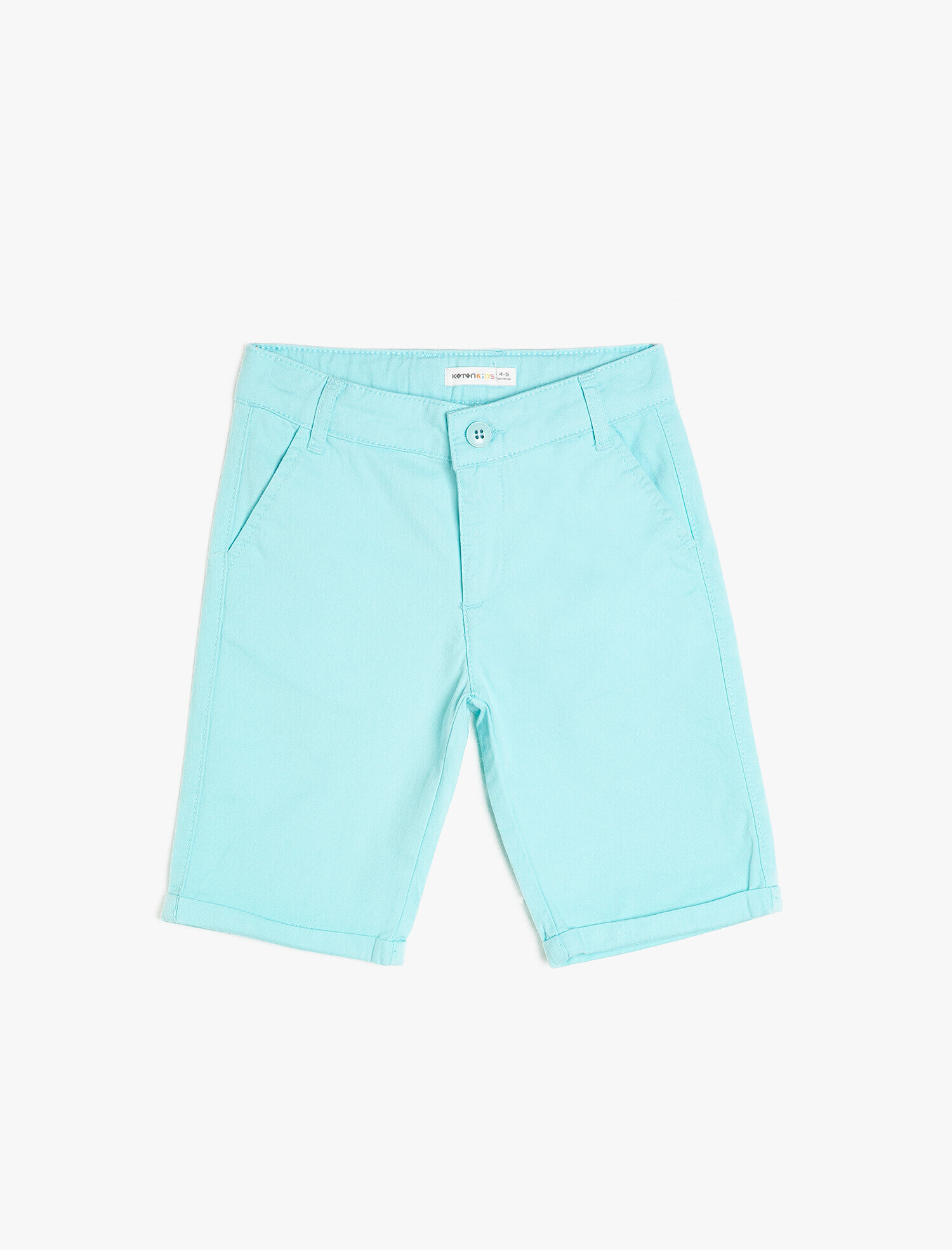  Erkek Çocuk Basic Şort Cepli Pamuklu