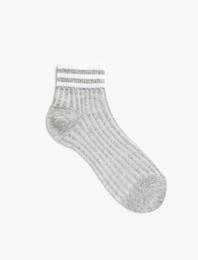 Desenli Basic Çorap