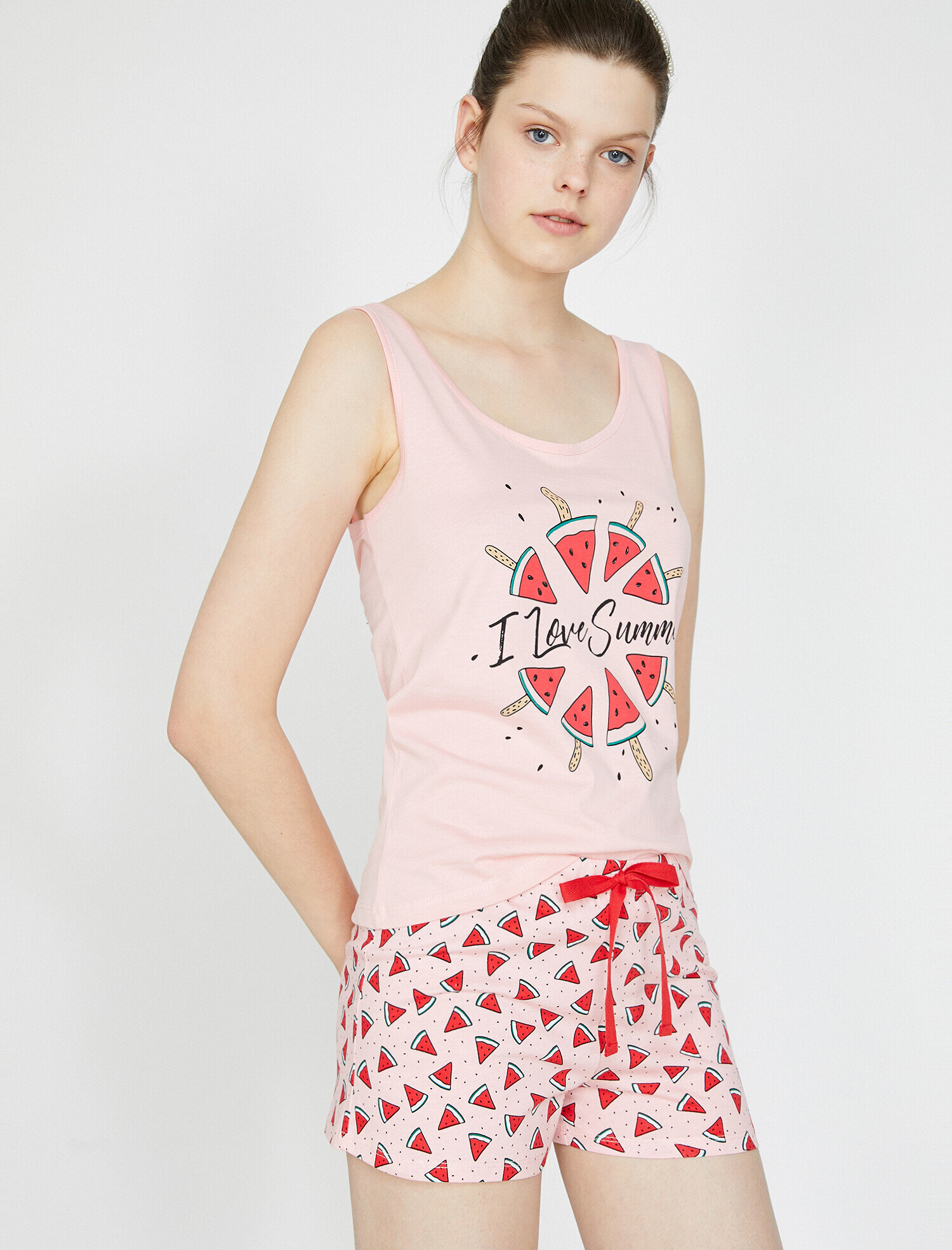   Baskılı Pijama Takımı