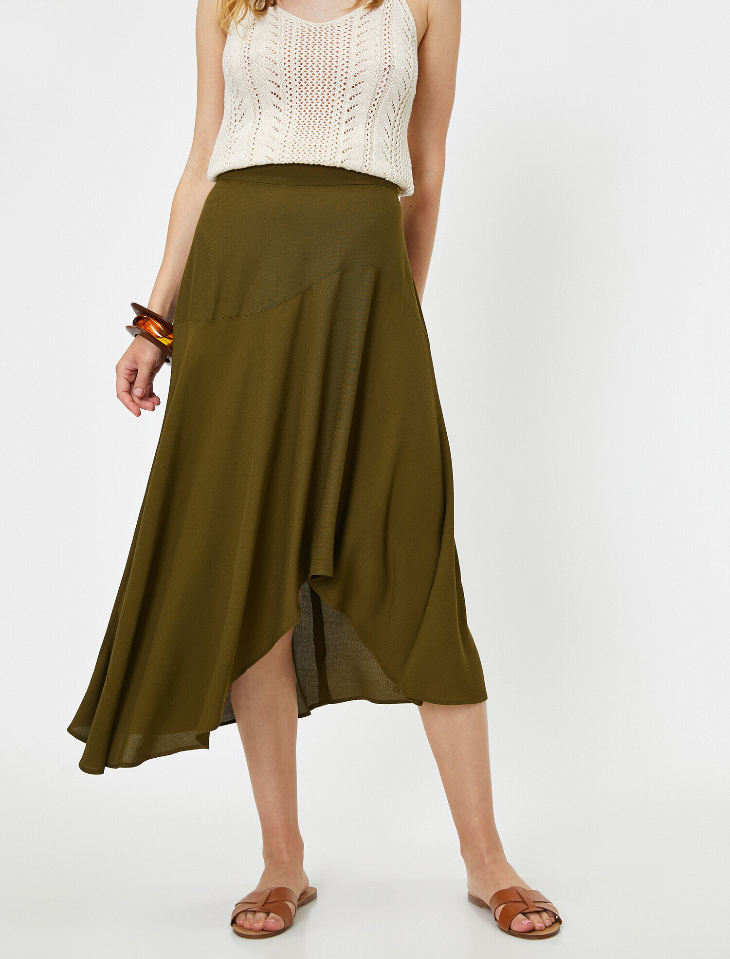   Fırfır Detaylı Etek