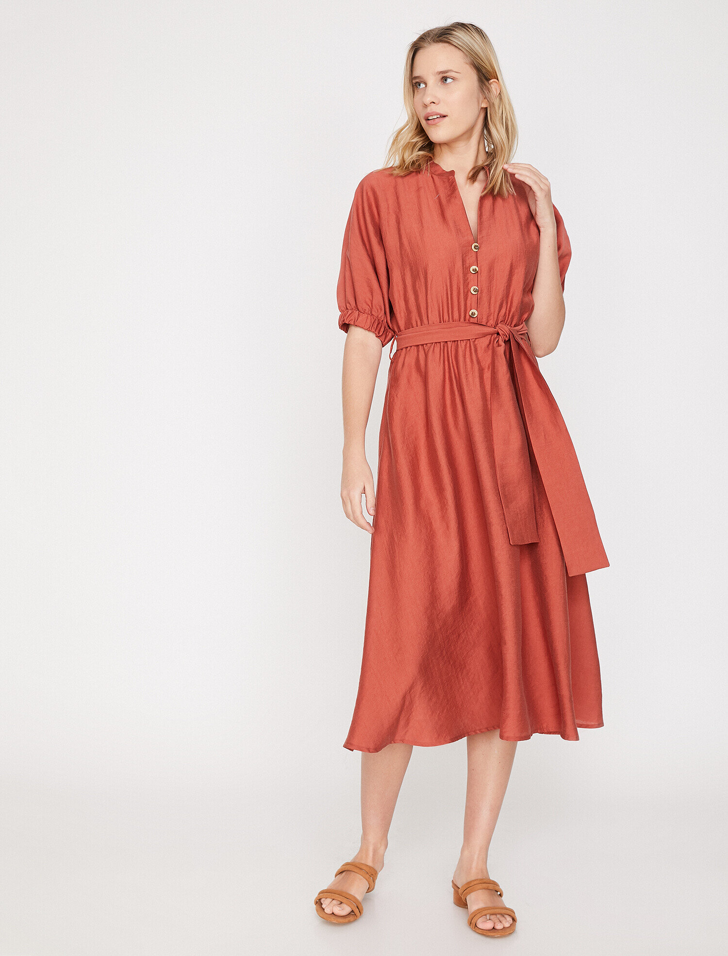   The Natural Look Dress - Doğal Dokulu Elbise