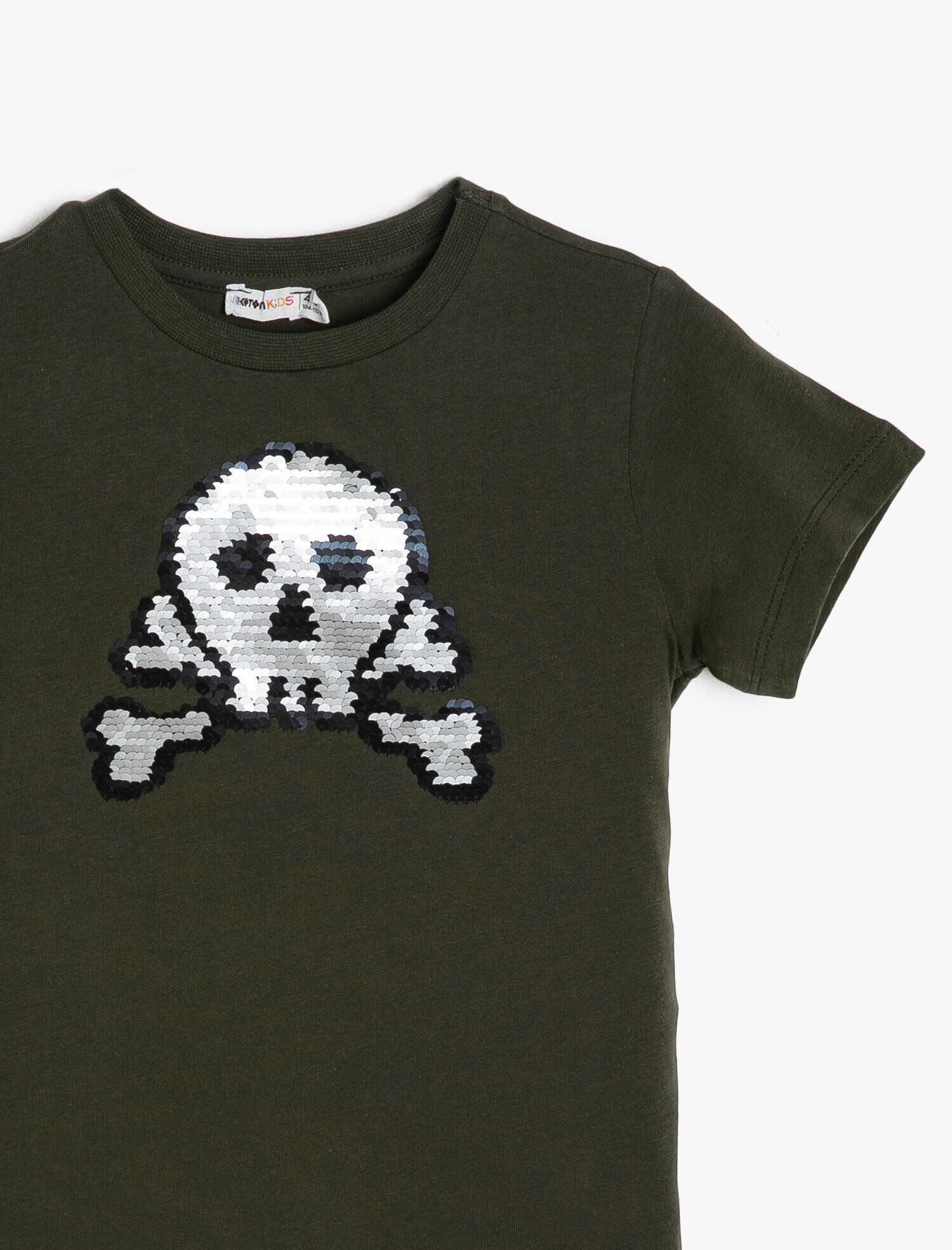  Erkek Çocuk Baskılı Tişört Kısa Kollu Bisiklet Yaka