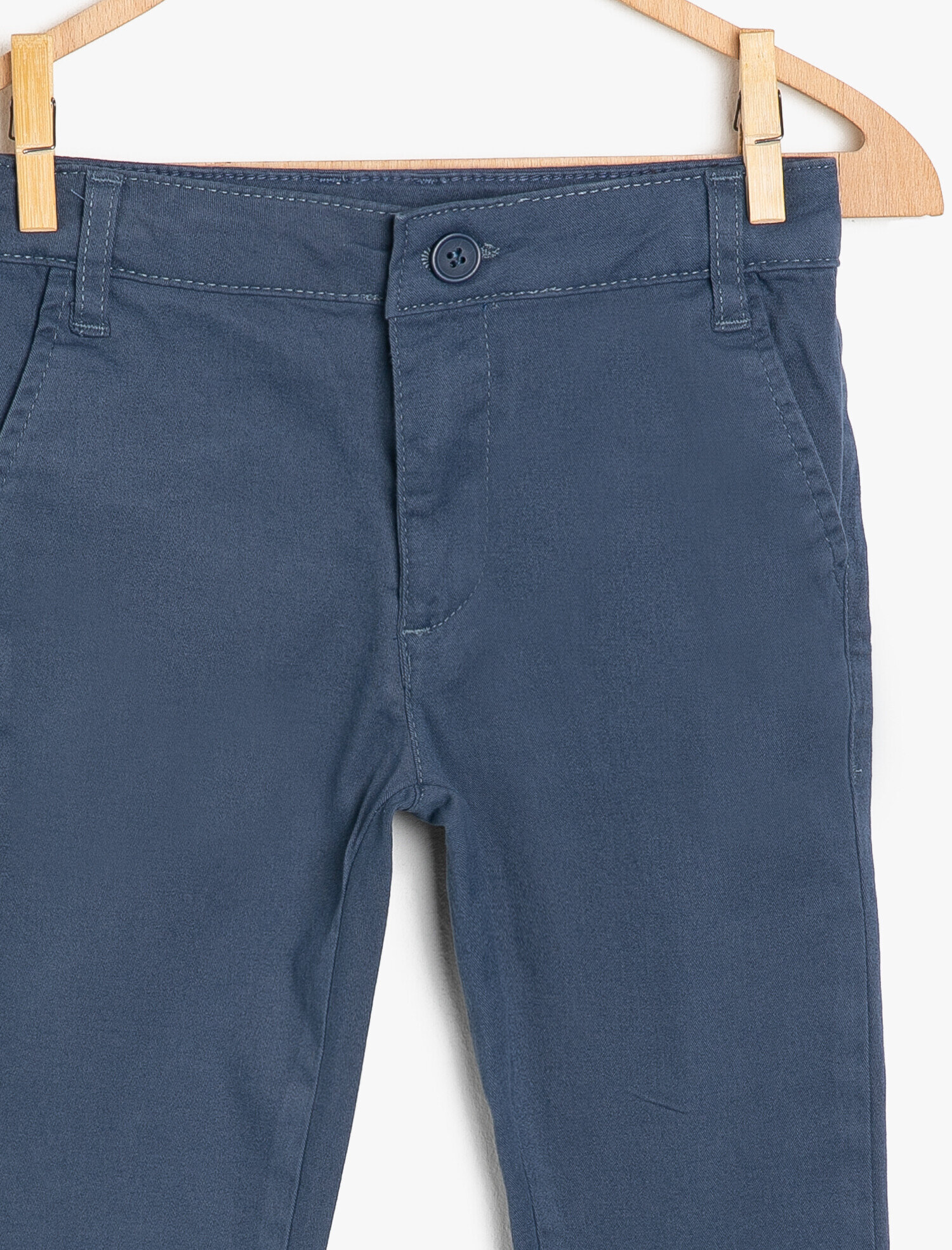  Erkek Çocuk Chino Basic Pantolon Pamuklu Cepli
