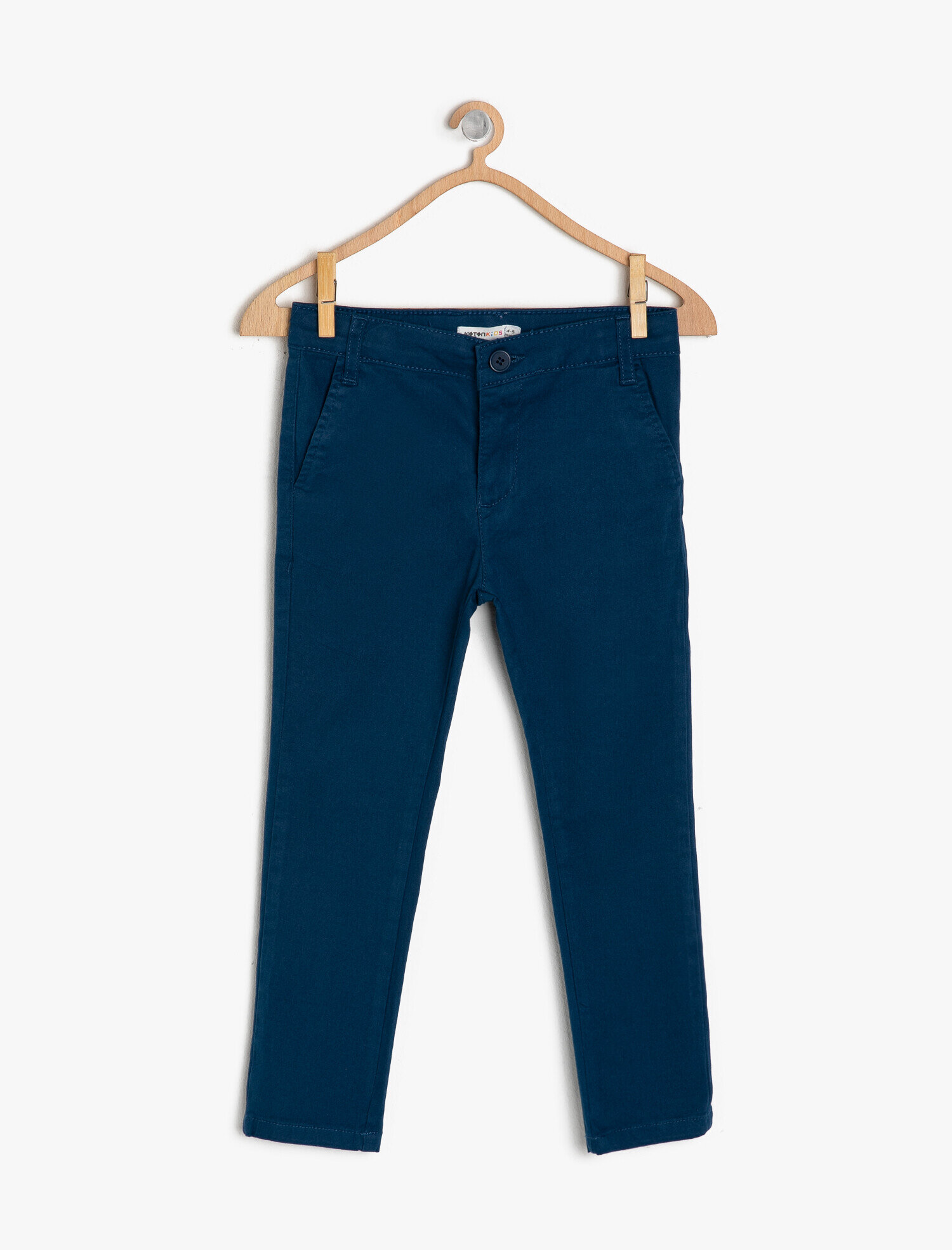 Erkek Çocuk Chino Basic Pantolon Pamuklu Cepli