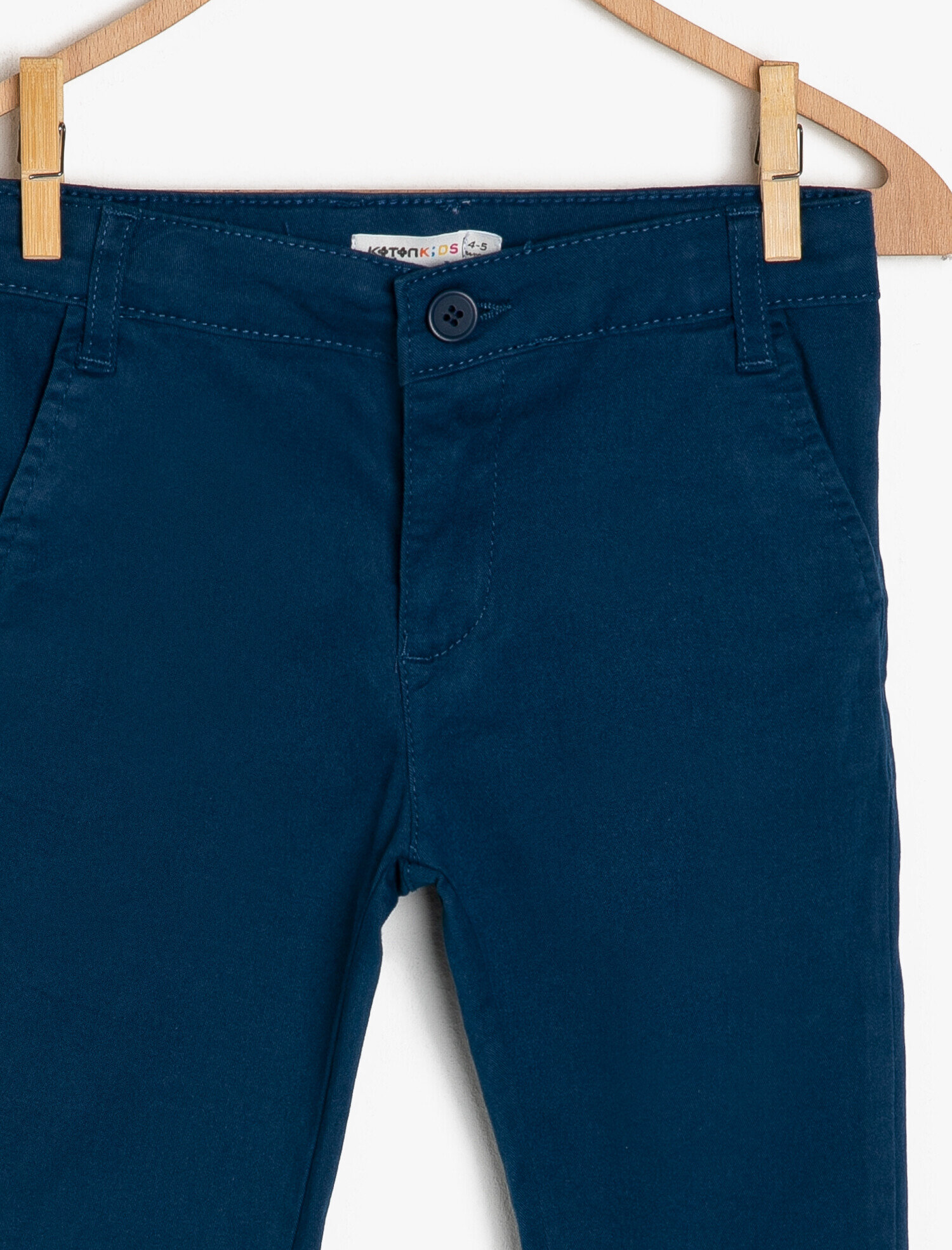  Erkek Çocuk Chino Basic Pantolon Pamuklu Cepli